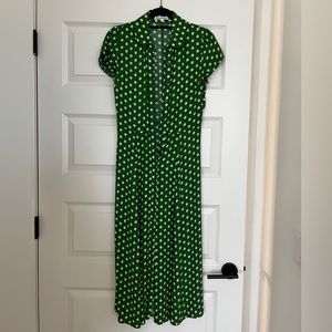Reformation dress green long
